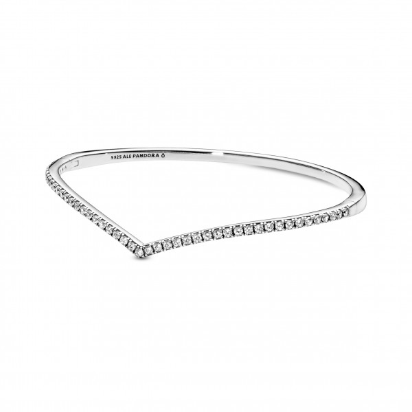 PANDORA Rannekoru WISHBONE BANGLE CZ