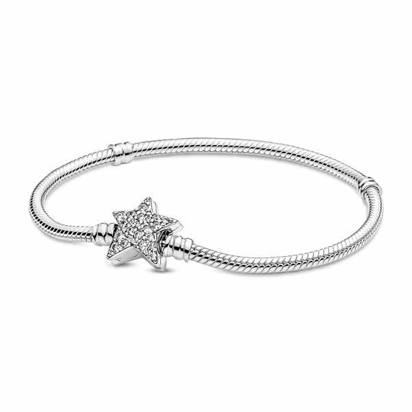 Pandora Moments Star Clasp Snake Chain rannekoru 599639C01