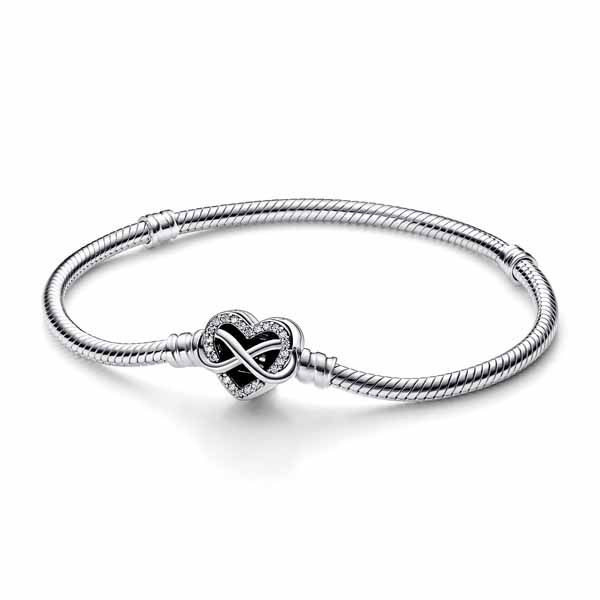 Pandora Infinity hopea rannekoru 592645C01