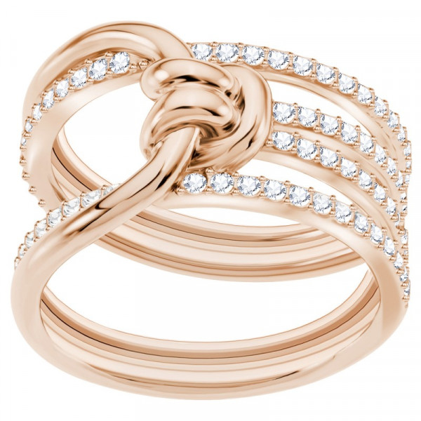 SWAROVSKI LIFELONG WIDE Rosegold sormus 5402440 koko 18,5