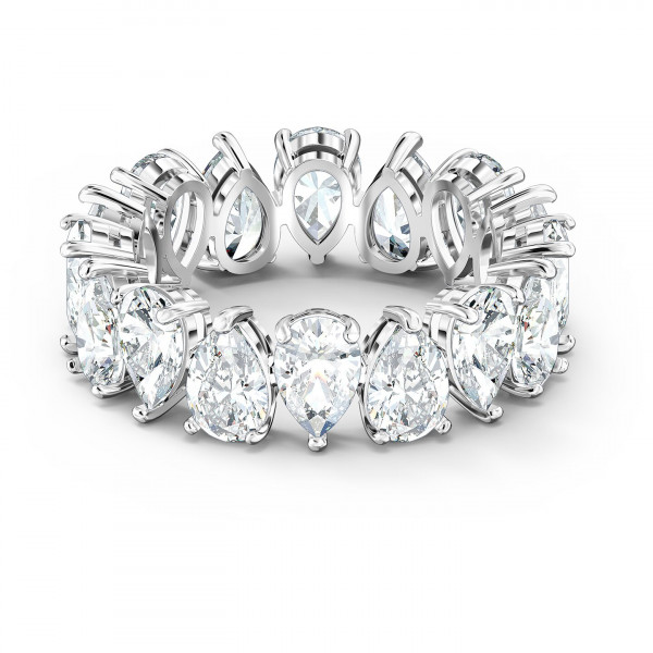 SWAROVSKI Vittore Pear Ring, White, koko 55, 5563966
