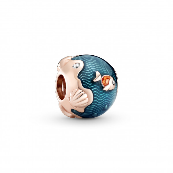 PANDORA Kullattu hela ROSE SHIMM OCEAN WAVES&FISH 789004C01