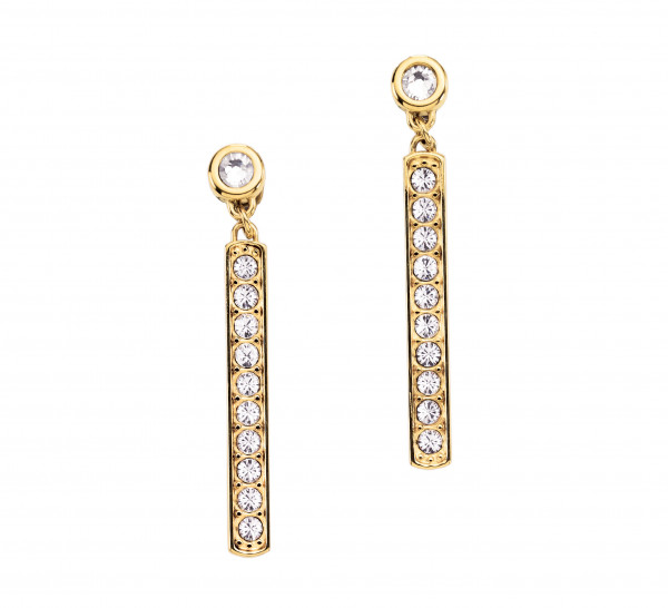 TOMMY HILFIGER PAVE PLATE GOLDPLATE muotikorvakorut