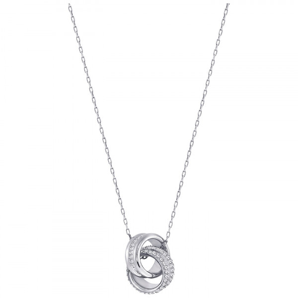 SWAROVSKI Further Pendant, Small, White, Rhodium plating 5240524