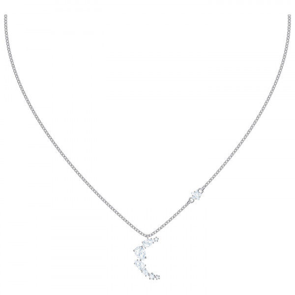 SWAROVSKI Moonsun Necklace, White, Rhodium plated 5508442