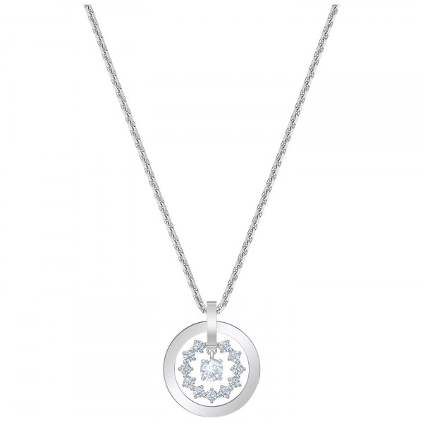 SWAROVSKI Further Necklace, White, Rhodium plated 5499001
