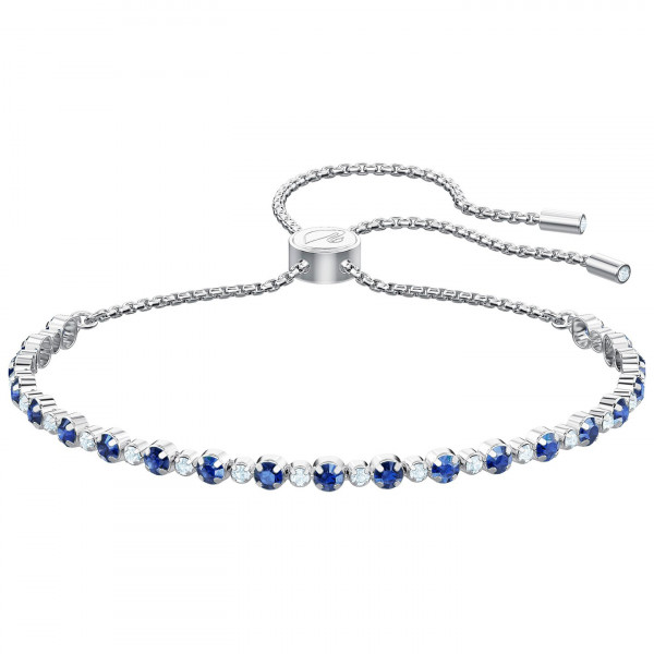 SWAROVSKI Subtle Bracelet, Blue, Rhodium plating 5465383