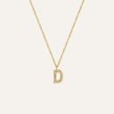 Mockberg Petite Stone Letter D