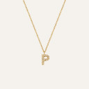 Mockberg Petite Stone Letter P