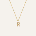 Mockberg Petite Stone Letter R