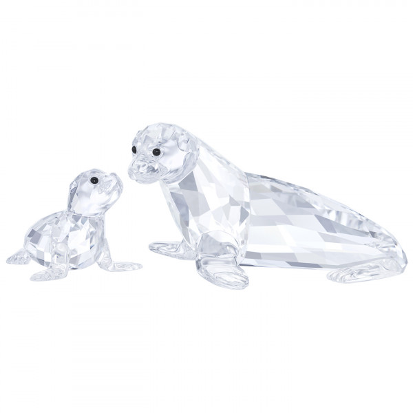 SWAROVSKI kristalliesine Sea Lion Mother with Baby 5275796