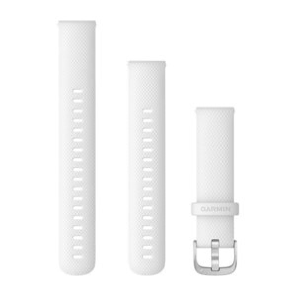 GARMIN valkoinen Quick release silikoniranneke 18mm 010-12932-0B