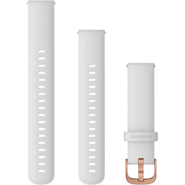 GARMIN Vivoactive valkoinen Quick release silikoniranneke 18mm 010-12932-02