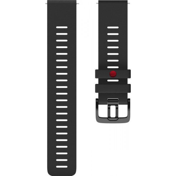 POLAR Grit X musta silikoniranneke 22mm 91081738