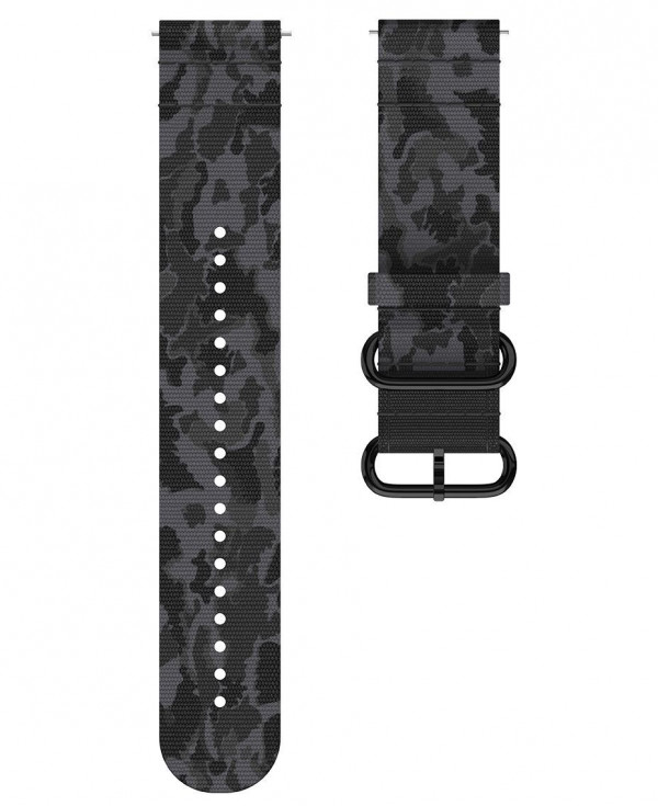 POLAR Grit X tundran musta tekstiiliranneke 22mm 91082600