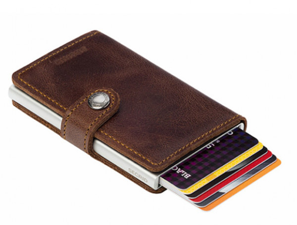 SECRID Miniwallet Vintage Brown lompakko