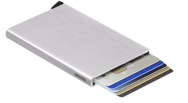 SECRID Cardprotector Silver Brushed lompakko