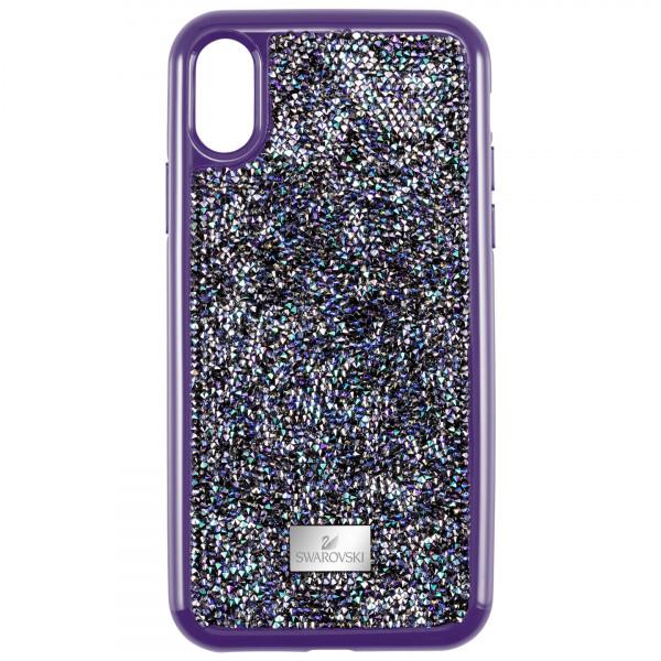 SWAROVSKI Glam Rock Smartphone case with Bumper, iPhone® X/XS, Purple 5449517