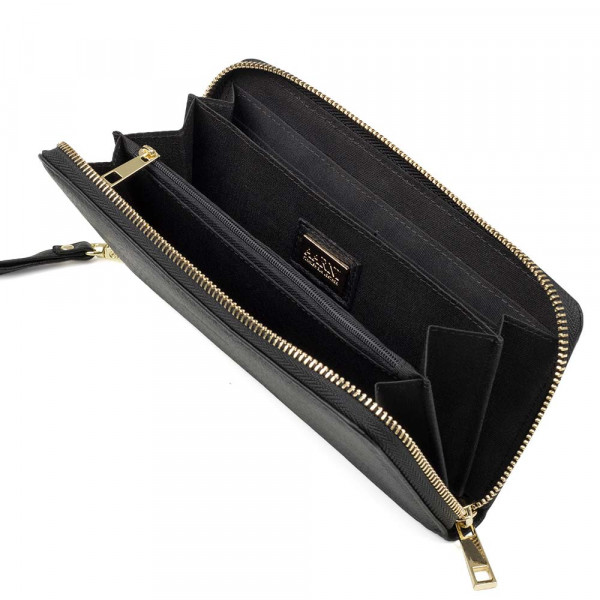 AARNI Clutch hirvennahkainen lompakko musta 6430066271153