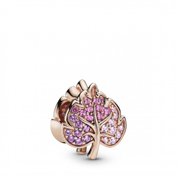 PANDORA Riipus LEAF ROSE PINK MIST CERISE